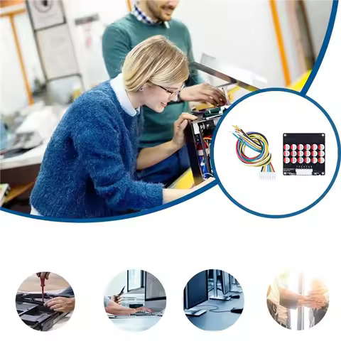 4X 6S Active Equalizer Balancer Lifepo4 / Lipo/ LTO Battery Energy Equalization Capacitor BMS Board