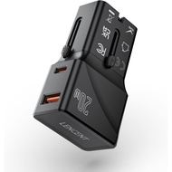 International Travel Power Adapter, LENCENT Mini Pocket USB C Charger, PD 20W&QC 3.0 Type-C Fast Cha