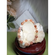 Bsn 37 Natural arusha sunstone crystal Bracelet.