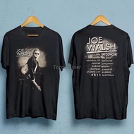 Joe Walsh Double Sided In Concert T-Shirt Black Unisex All Sizes S-5Xl 1Pt899