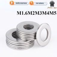 [QM1] 304 Stainless Steel Flat Gasket Gasket Extra Thick M1.6 M2M3M4M5