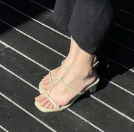 Flynn - Sydney in Avocado รองเท้าส้นสูง 2 นิ้ว นุ่มมากกกกก สีเขียวอ่อน earth tone ขับผิวมากมาก รองเท