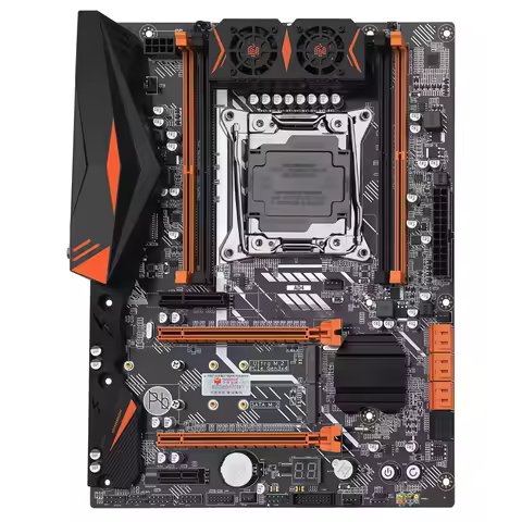 X99 AD4 LGA 2011-3 X99 Motherboard Supports E5 2666 2670 2640 2696 V3 V4 DDR4 RECC M.2