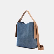 Songmont songmont One-Shoulder Genuine Leather Hanging Ear Bucket Bag