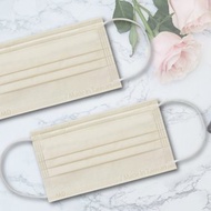 天心/醫用口罩/成人平面50入/珍珠白/白色/素色/簡約/百搭/男女款