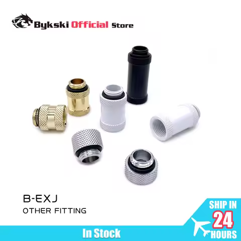 Bykski Male To Female G1/4'' Extender Fitting 7.5mm 10mm 15mm 20mm 25mm 30mm 40mm Water Cooler Conne