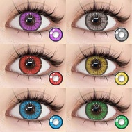 【Happybuynow】1pair(2pcs) Contact Lens Eye Beauty Cosplay Makeup Yearly Use Soft Lens