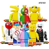Ready stock Lego Rainbow Friends Game Park Assembled Building Blocks Minifigures Children Toys Boys 