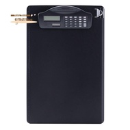 Multifunctional Clipboard with Binder Calculator Writing Pad Pen Slot & Scale for A4 Paper File Suit