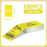Pack of 100 Fanfold Thermal Labels 4x6 Direct Shipping Mailing Postage Label Compatible with PM241 2
