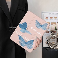 360° Rotation Case for iPad 10.2in (8th gen) 2020 iPad 8 10.2 A2270 A2430 A2428 A2429 Blue Butterfly