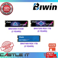 Biwin NVMe SSD BNV7200 BNV7400 BNV3500 512GB 1TB Gen3 Gen4 M.2 PCIe
