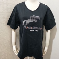 244M-Second-Hand Felix Buhler Short Sleeve T-Shirt Casual Wear Side Slit