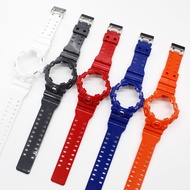 Suitable for Casio Watch Strap 5522 GA700SK/7A/710/735 Ice Tough Case Bracelet Set Accessories