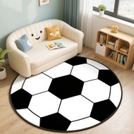 Cross-Border Book Nook Children's Desk Mat Computer Chair Carpet Reading Area Room Round Football Bo