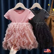 Baby Girl Pink Veil Dress Princess Dresses For Kids Baju Baby Girl Gaun Budak Perempuan