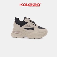 Kaleea - Giày Thể Thao Nữ Chất Da Mềm Sneaker Độn Đế Cao 7p - T127