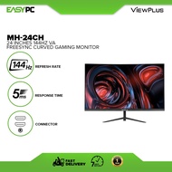 ViewPlus MS-24CH/MH-24CH 24 Inches 144Hz VA Curved FreeSync Gaming Monitor, Brand New 24" Wide