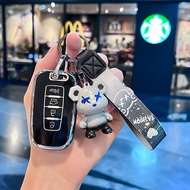 Hyundai Sonata8 Key Case Suitable for 12 Styles ix35 London Kia K2 Car Key Silver Edge Protective Ca