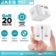 20W PD Power Adapter USB C Adapter Fast Charger QC 3.0 Power Charger Wall Adapter Phone Charger Type