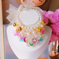 Pet Pearl Necklace Cat Necklace Dog Necklace Pet Collar Cat Bib Puppy Necklace Collar