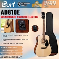 CORT AD810E Acoustic Guitar with EQ / Pick Up (AD810 E /AD810 ) plug in equalizer semi akustik lektr