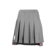 THOM BROWNE Casual Short Skirts Womens Gray Moderate Short Pleated Skirt