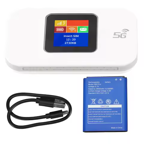 Universal 4G Portable WiFi 1.44in Color Screen Mobile WiFi Hotspot Router with Micro SIM Card Slot f