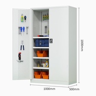 HY/🆗Tester Workshop Heavy-Duty Tool Cabinet Hardware Locker Parts Cabinet with Hanging Board Multi-Functional Steel Iron