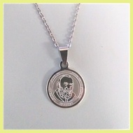 ♥ ➤ ∰ Padre Pio Stainless Necklace For Protection Men & Women Gold Two Tone Silver