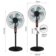 SAST Factory Floor Fan Inch Large Wind Inch inside and outside16220V110VPlug12Inch Countries18Electric Fan Pin