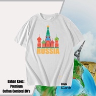 KAOS SOUVENIR NEGARA RUSIA BANYAK MODEL, BAJU OLEH-OLEH RUSIA -11