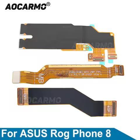 Aocarmo For ASUS ROG Phone 8 ROG8 Main Board Connector Flex Cable Power On Off And Sensor Flex Cable