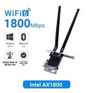 [JAHC] WIFI 6 AX1800 dual band Card 2.4/ 5.0 Ghz, Bluetooth 5.3