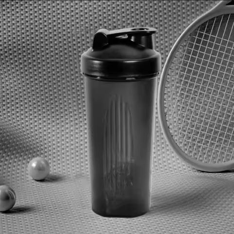 600ML 20Oz Protein Shaker Plastic Portable Bottle For Fiess Enthusiasts Athletes Leak Proof Drink Sh