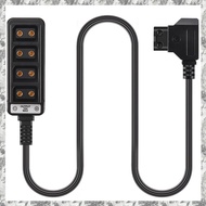 Male D-Tap B Type Power Dtap Tap To 4 Female P-Tap Electric Splitter