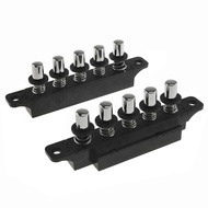 E-outstanding Range Hood Keyboard Switch 2PCS MQ165 AC 250V 4A 5 Pushbutton Piano Type Key Board Swi