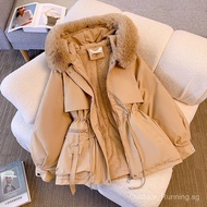 Sheepskin Winter Women's Parka 2025 New Slim Down Cotton Fashion Versatile 76FV