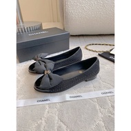 CHANEL Bow Knot Shoes/Flat Shoes