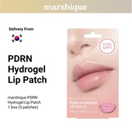[Marshique] PDRN Hydrogel Lip Patch 5 Sheets | Collagen Niacinamide Lip & Mouth Area Patch - Korean 