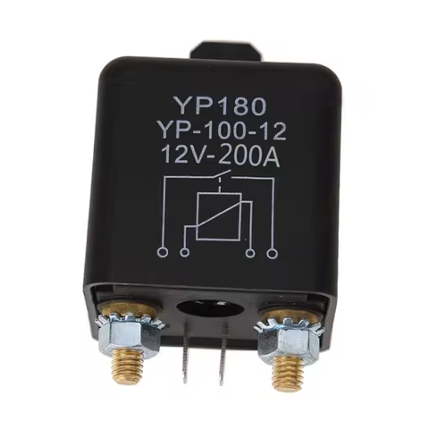 12V 200AMP Heavy Duty Starter SPLIT Charge Relay Car Van Battery ON/OFF Switch