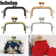 HSHELAN Purse Frame Kiss Clasp DIY Craft Metal Handle Bag Accessories Bag Clasps Bag Hardware Bag Ki