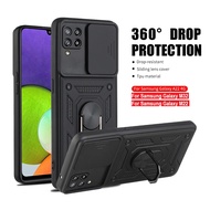 Case Samsung M32 - M22 A22 4G Case ARMOR SLIDE CAMERA PROTECTION Case Casing Hp Samsung M32 - M22 A2