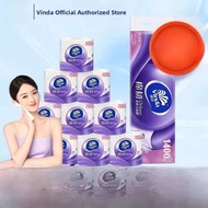 10rolls Vinda Cotton Soft Core Toilet Paper 4 Layers 140 Sheets Thickened Pressed Flower 3D Beautifu