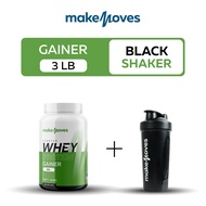 (ขนาด 3LB) MakeMoves Whey Protein GAINER XXL - เวย์โปรตีน สูตรเพิ่มน้ำหนัก สร้างกล้ามเนื้อ