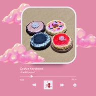 Crumbl Cookie Inspired Polymer Clay Keychains