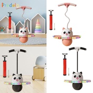 [Predolo] Panda Shaped Pogo Ball with Handle, Practice Pogo Stick with Light, Strong Grip for Adults