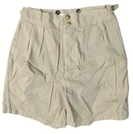 Australian Army 1950s Drill Shorts, Size 2, Khaki, 2-Pleat, Gurkha Style, Vintage, CHIEF CLOTHING, B