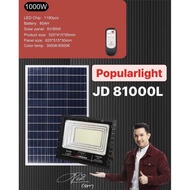 JD1000W รุ่นJD-81000L Jindian Solar Street Light ไฟสปอร์ตไลท์ 1000วัตต์ JD1000W แสงไฟสีขาว โซลาร์เซลล์ พลังงานแสงอาทิตย์ โคมไฟโซล่าเซลล์ รับประกันJDของแท้100%
