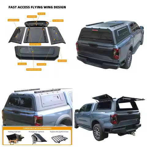 Hot-Selling Waterproof Steel Hardtop Canopy for Frontier D22 Triton Changan Hunter Dmax Ranger Navar